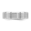 Comfort Fit Brush Satin Fancy Wedding Bands