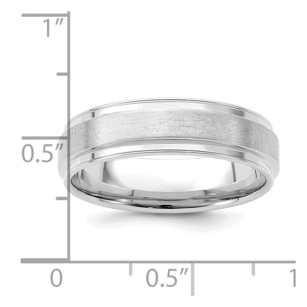 Comfort Fit Brush Satin Fancy Wedding Bands