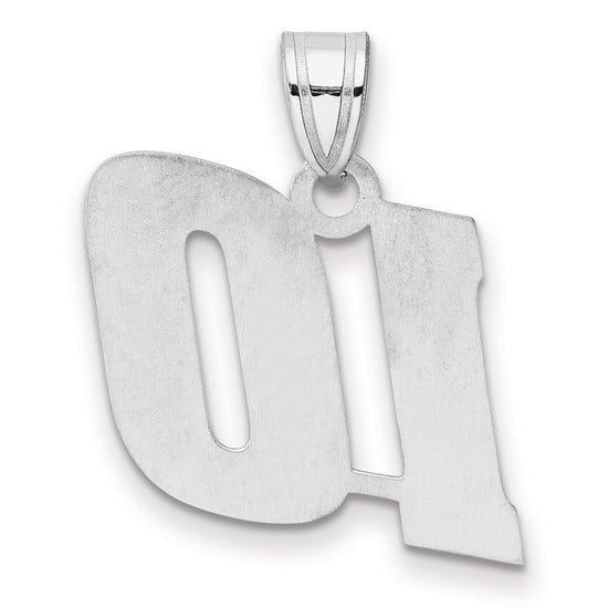 14kw Polished Block Number 10 Pendant