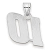 14kw Polished Block Number 10 Pendant