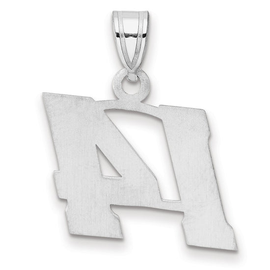 14kw Polished Block Number 14 Pendant
