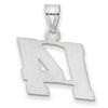 14kw Polished Block Number 14 Pendant