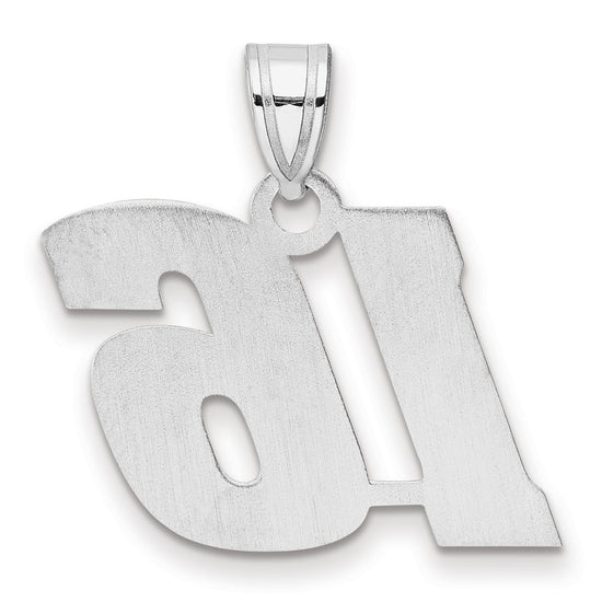 14kw Polished Block Number 16 Pendant