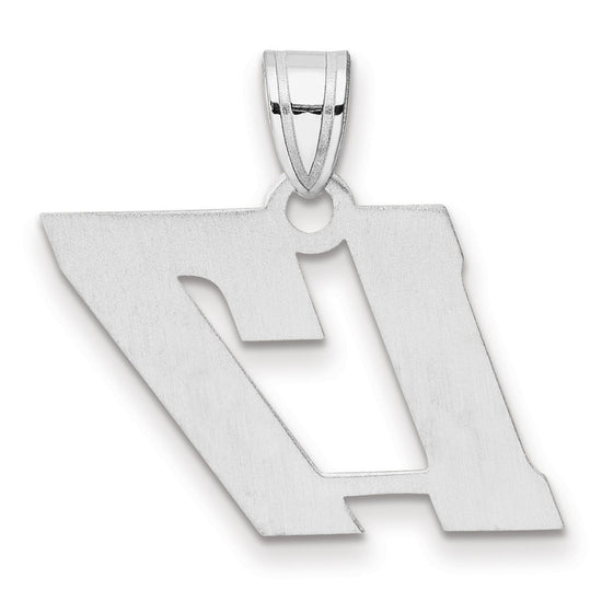14kw Polished Block Number 17 Pendant