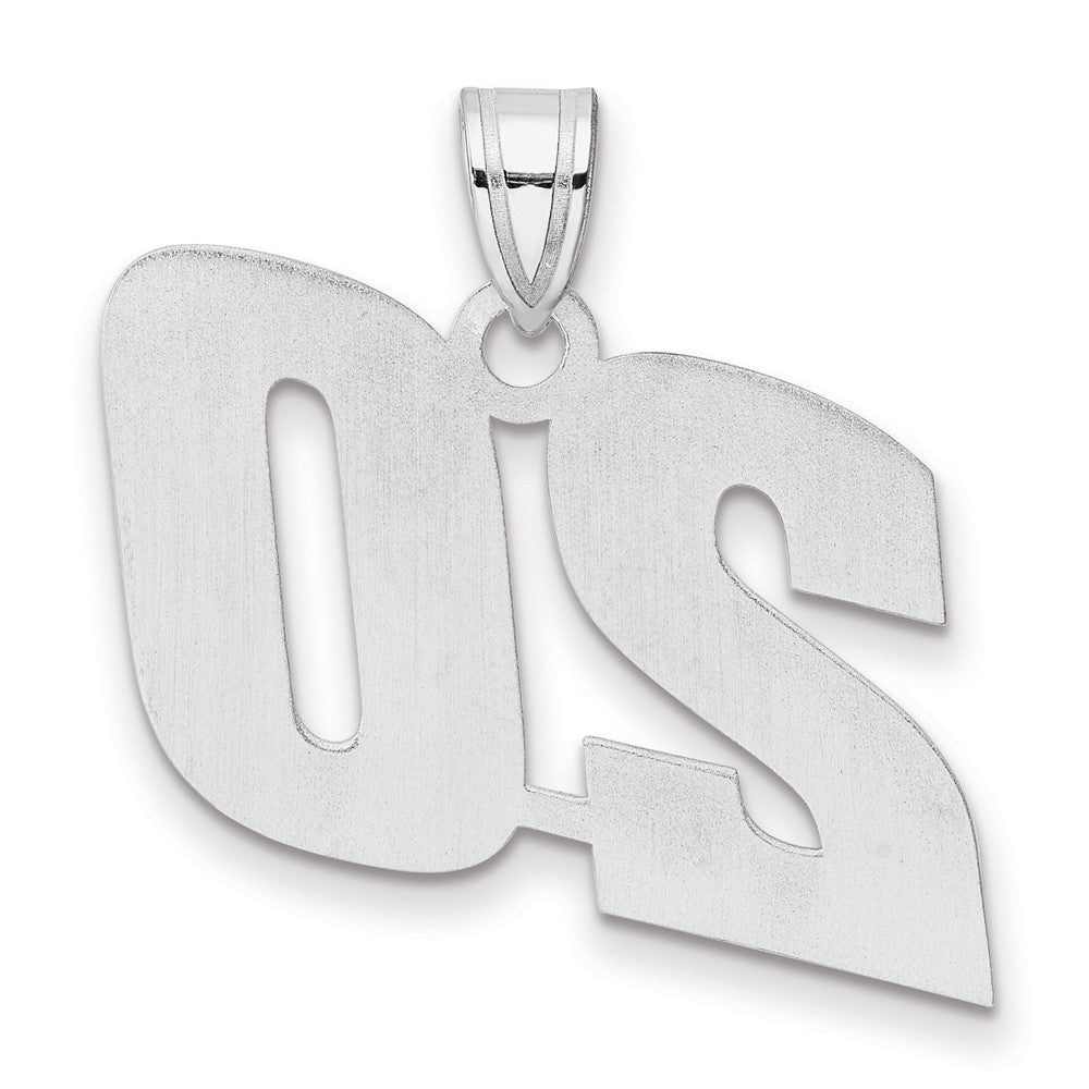 14kw Polished Block Number 20 Pendant