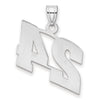 14kw Polished Block Number 24 Pendant