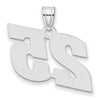 14kw Polished Block Number 25 Pendant