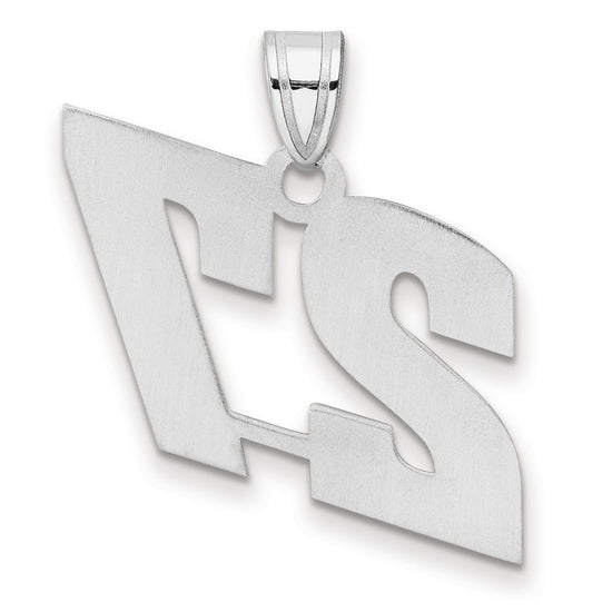 14kw Polished Block Number 27 Pendant