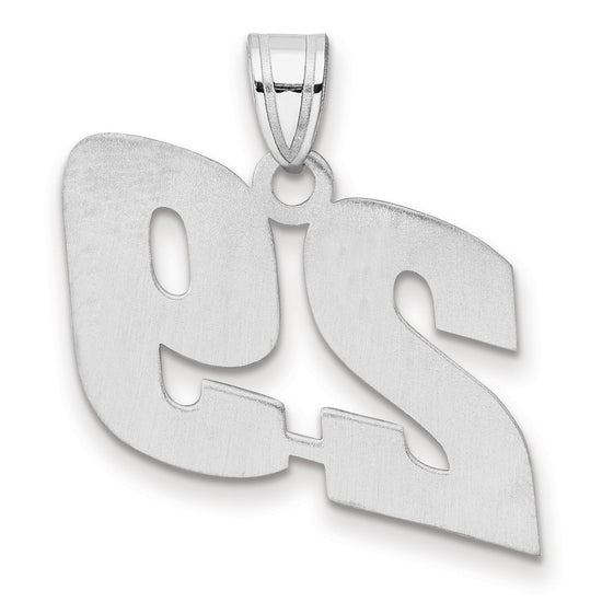 14kw Polished Block Number 29 Pendant