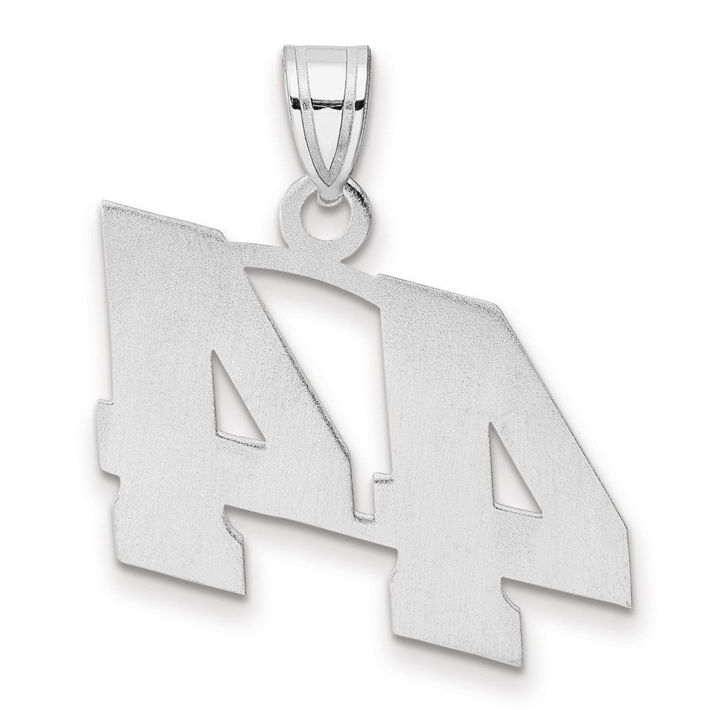 14kw Polished Block Number 44 Pendant