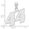 14kw Polished Block Number 44 Pendant