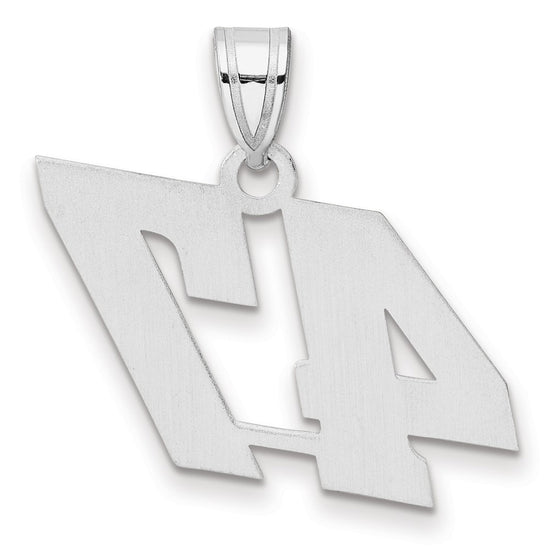 14kw Polished Block Number 47 Pendant