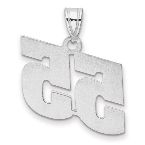 14kw Polished Block Number 55 Pendant