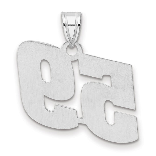 14kw Polished Block Number 59 Pendant
