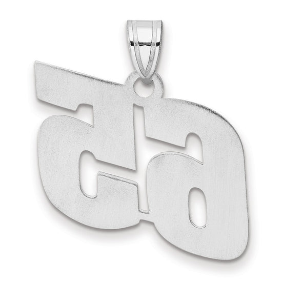 14kw Polished Block Number 65 Pendant