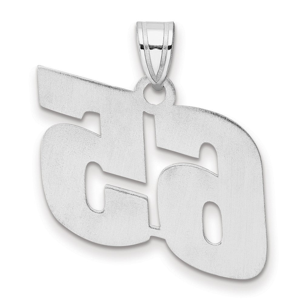 14kw Polished Block Number 65 Pendant