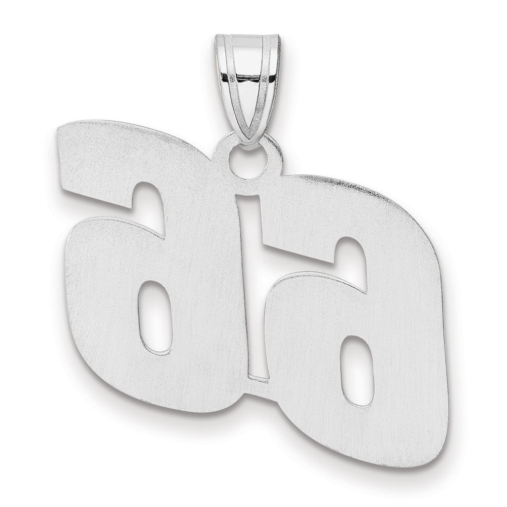 14kw Polished Block Number 66 Pendant