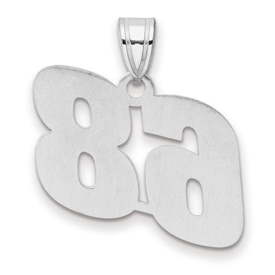 14kw Polished Block Number 68 Pendant