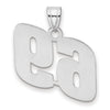 14kw Polished Block Number 69 Pendant