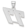 14kw Polished Block Number 77 Pendant