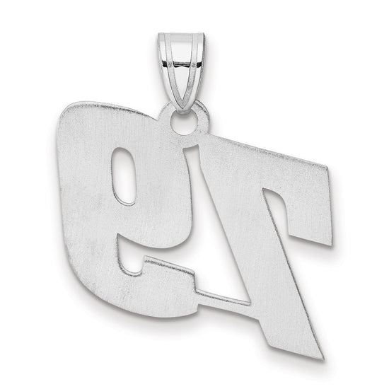 14kw Polished Block Number 79 Pendant