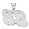 14kw Polished Block Number 88 Pendant