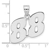 14kw Polished Block Number 88 Pendant