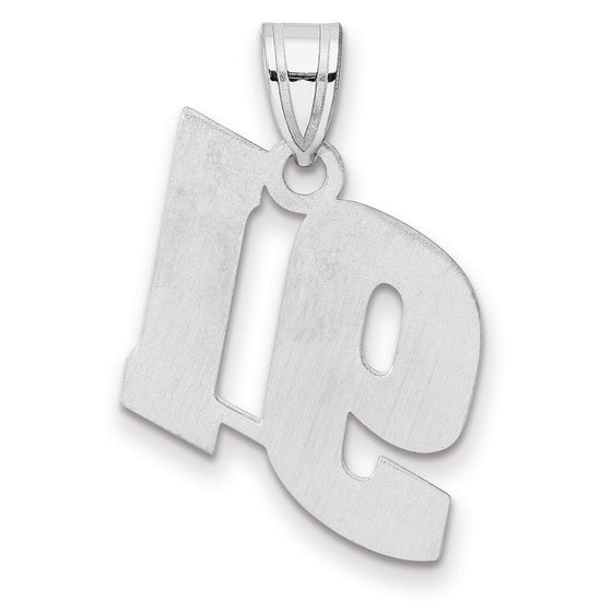 14kw Polished Block Number 91 Pendant