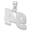 14kw Polished Block Number 94 Pendant
