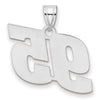 14kw Polished Block Number 95 Pendant