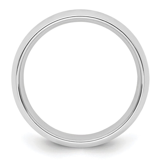 Platinum 8mm Standard Comfort Fit Wedding Band Size 11