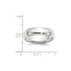 Comfort Fit Lightweight Band — 6 mm