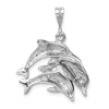 Gold Polished Dolphin Pendants