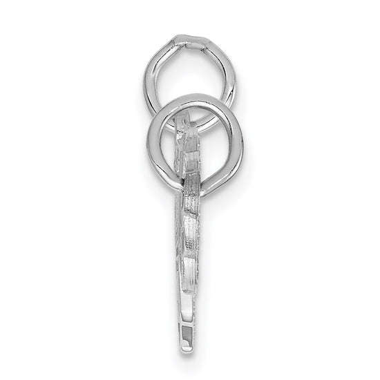 Gold Break-apart Heart and Key Charm
