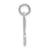 14k White Gold SWEET 16 Charm