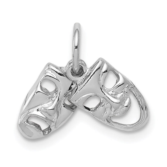 Gold Comedy/Tragedy Charm