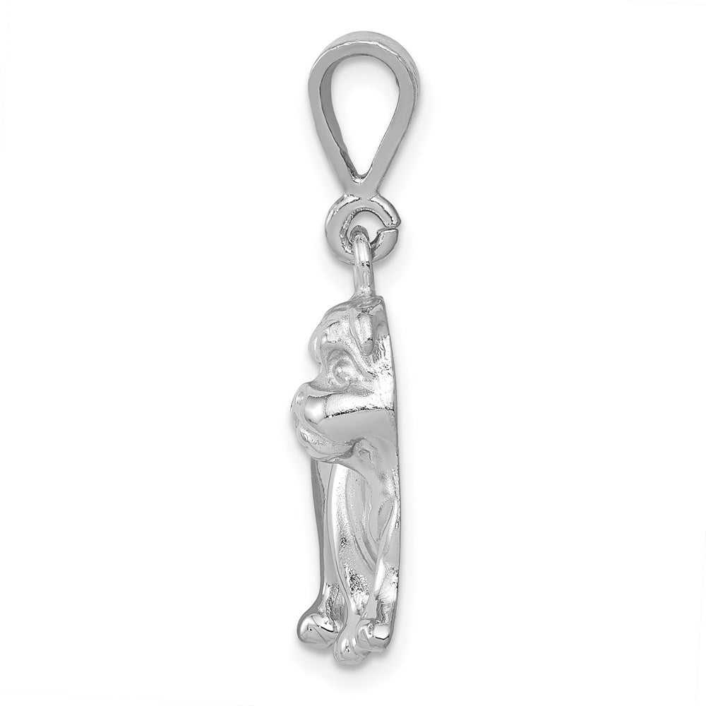 Gold Polished Dog Pendants