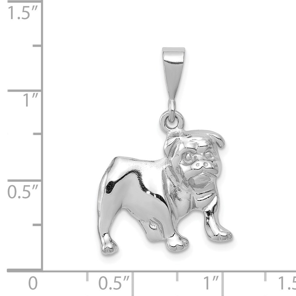 Gold Polished Dog Pendants