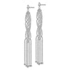 Gold Beaded Chandelier Shepard Hook Earrings