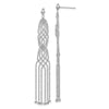 Gold Beaded Chandelier Shepard Hook Earrings