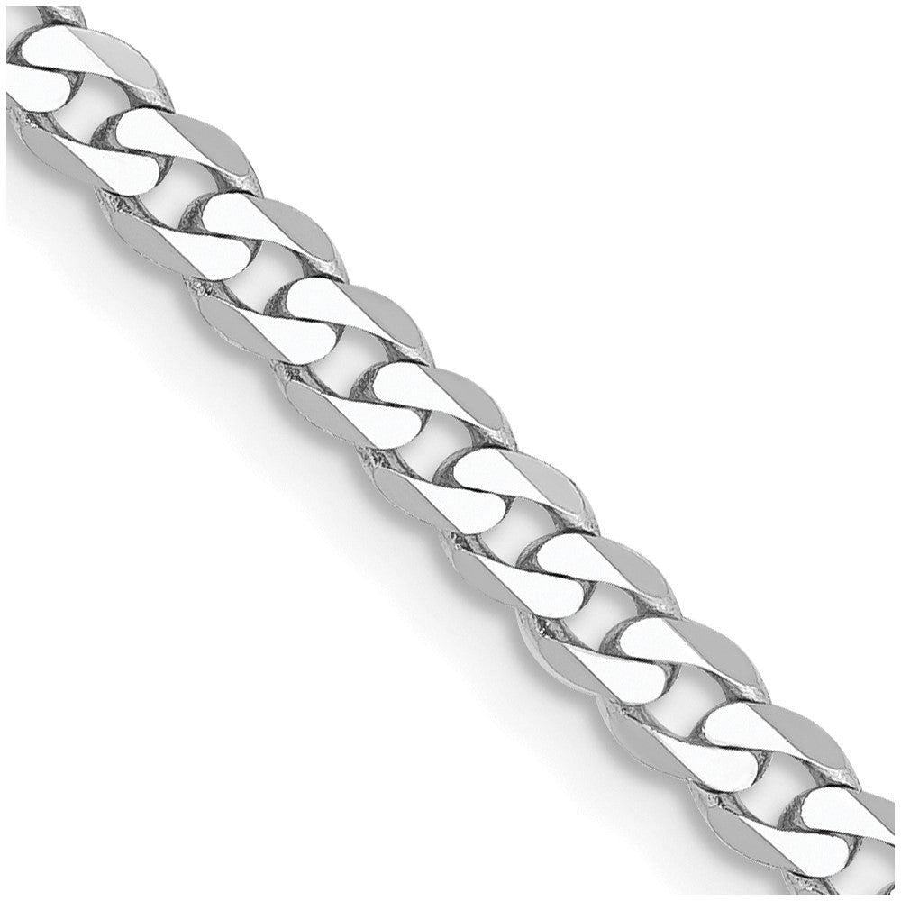 Gold (10K & 14K) Flat Beveled Curb Chains