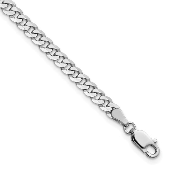 Gold (10K & 14K) Flat Beveled Curb Chains
