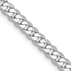 Gold (10K & 14K) Flat Beveled Curb Chains
