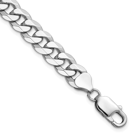 Gold (10K & 14K) Flat Beveled Curb Chains