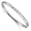 Gold Florentine Engraved Hinged Bangles