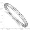 Gold Florentine Engraved Hinged Bangles
