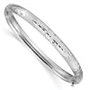 Gold Florentine Engraved Hinged Bangles