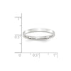 Standard Flat Comfort Fit Band — 2.5 mm