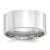 Platinum 10mm Standard Flat Comfort Fit Band Size 9