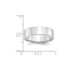 Lightweight Flat Band — 6 mm